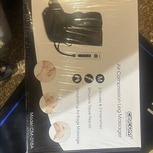 CINCOM Air Compression Leg Massager in Black